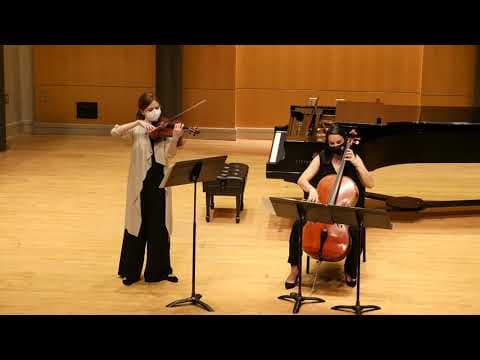 Ravel Sonata for Violin and Cello, III