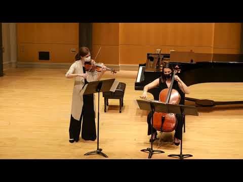 Ravel Sonata for Violin and Cello, IV